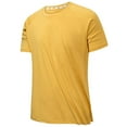 thumbnail image 1 of Fanxing Big And Tall T-Shirts 4x Fashion Mens T Shirt Muscle Gym Workout Athletic Shirt Cotton Tee Shirt Top Yellow,XXXXL, 1 of 7