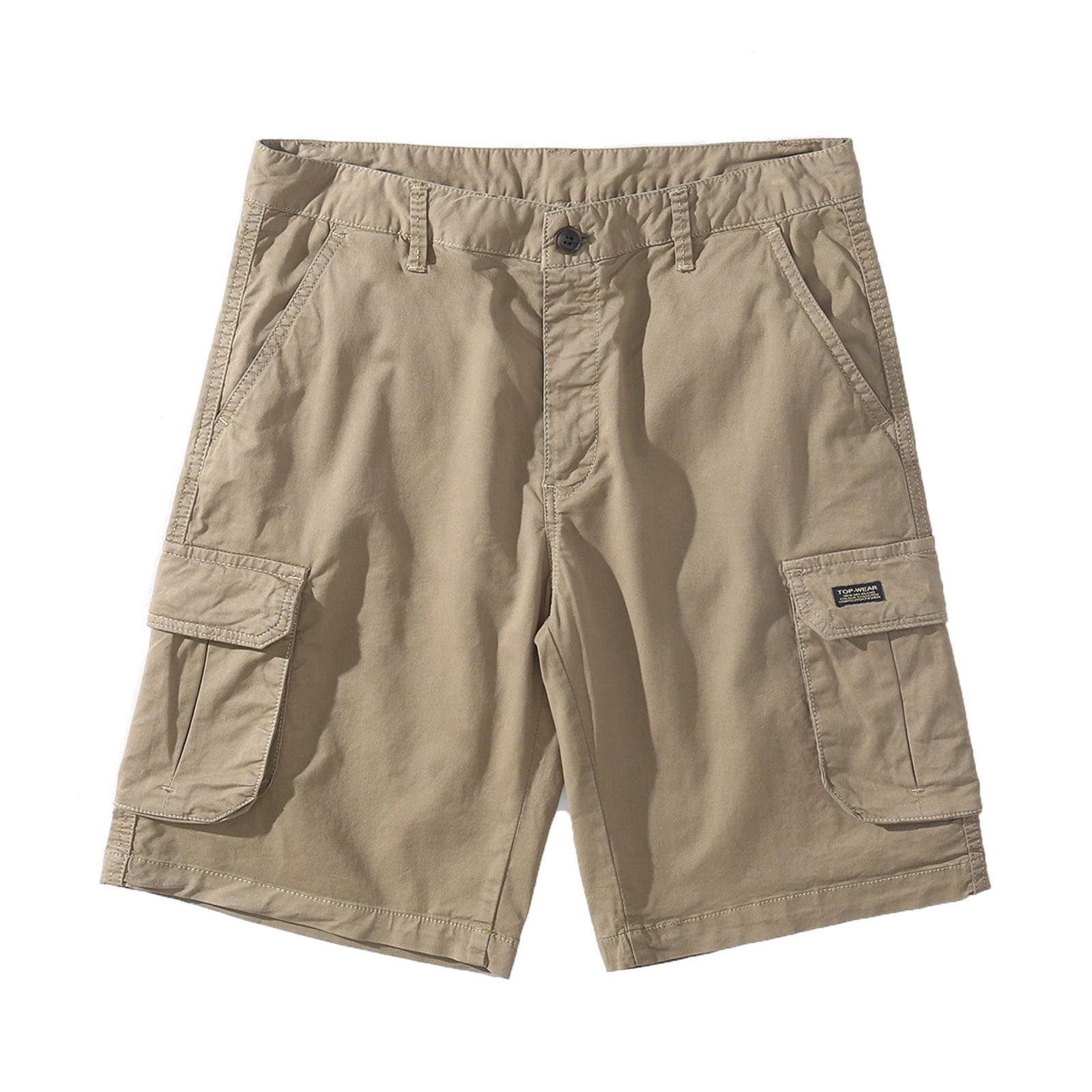 Fanxing Camo Shorts for Men 2024 Summer Multi Pocket Straight Cargo