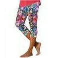thumbnail image 1 of Fanxing Capri Leggings for Women Van Gogh Oil Painting Tights Tummy Control High Waisted Yoga Pants Soft Workout Capris No PocketsMulticolor,XXL, 1 of 5