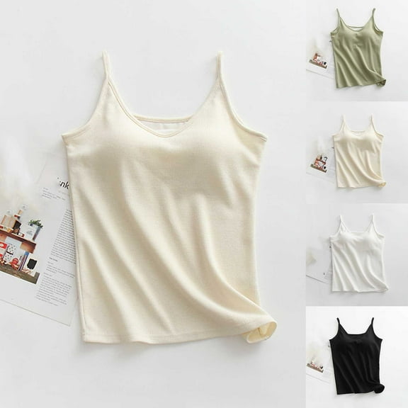 Fanxing Casual Tank Tops for Women Cropped Workout Tops Racerback Running Yoga Tanks Cotton Sleeveless Gym Shirts Beige,L