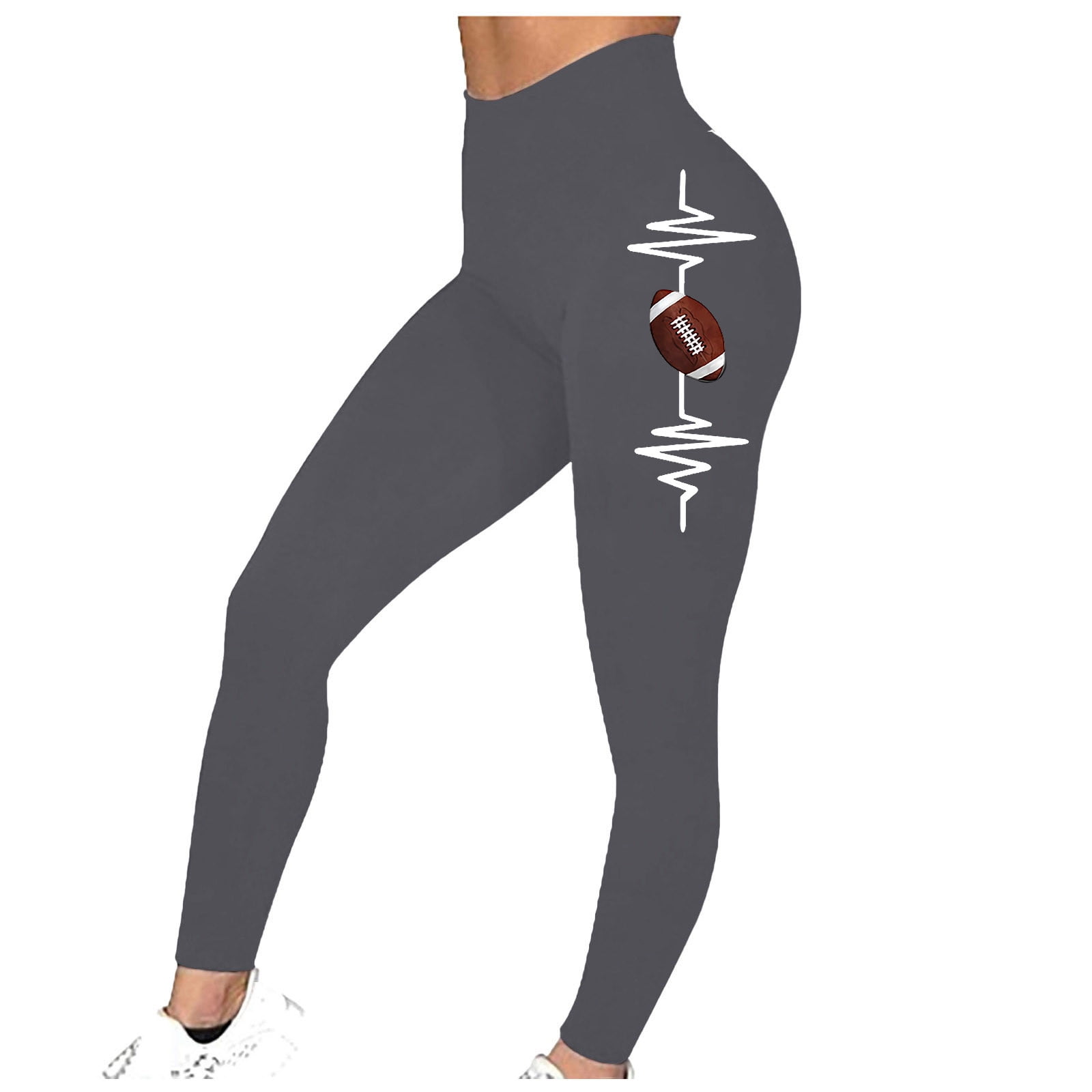 Fanxing Clearance 2023 Womens Fall Leggings Heartbeat Print Leggings