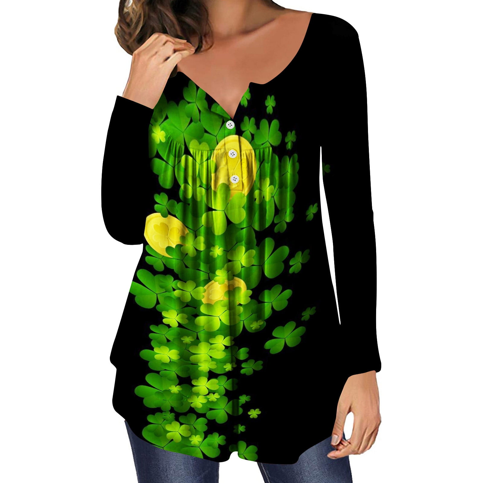 Plus size st top patrick's day leggings