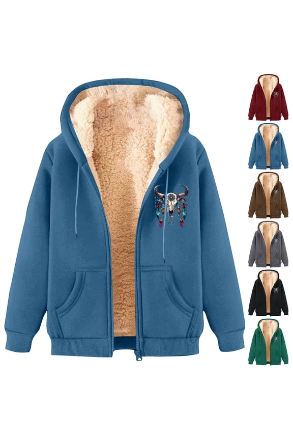 2025 Men's Sherpa Zip Up Print Hooded Coat Plus Size Fuzzy Fleece Hoodies Sweatshirt Overcoats Outwear S-3XL Wine,XXL