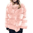 thumbnail image 1 of Fanxing Clearance Deals 2025 Women Fur Coats Plus Size Fuzzy Jackets for Women Long Sleeve Warm Winter Shaggy Coat Fluffy Solid Color Cardigan Outwear, 1 of 6