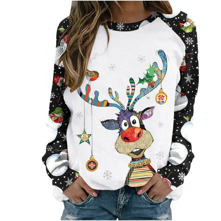 Fanxing Clearance Deals Sexy Christmas Sweater Christmas Tshirts