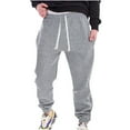 thumbnail image 1 of Fanxing Clearance Deals Unisex Jogging Cargo Pants for Men Fashion Lace Up Waistband Hiking Tactical Loose Straight Sweatpants, 1 of 6