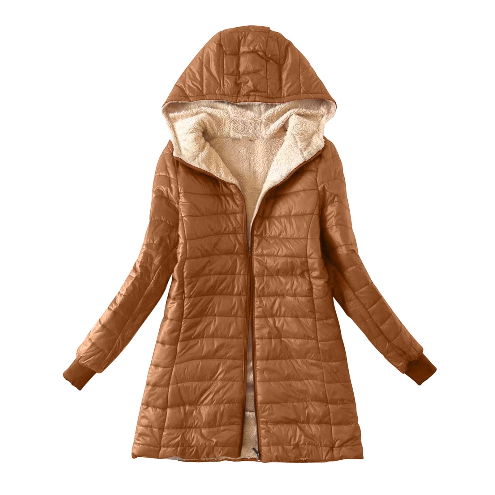 Fanxing Clearance Deals Women's Down Jackets & Parkas Quilted Puffer ...