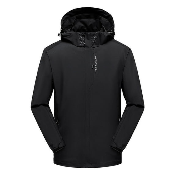 Fanxing Clearance Mens Windproof Jacket Waterproof Lightweight Mountain Sport Jacket for Men Plus Size Hooded Windbreaker Raincoat M,L,XL,XXL,XXXL,XXXXL,XXXXXL