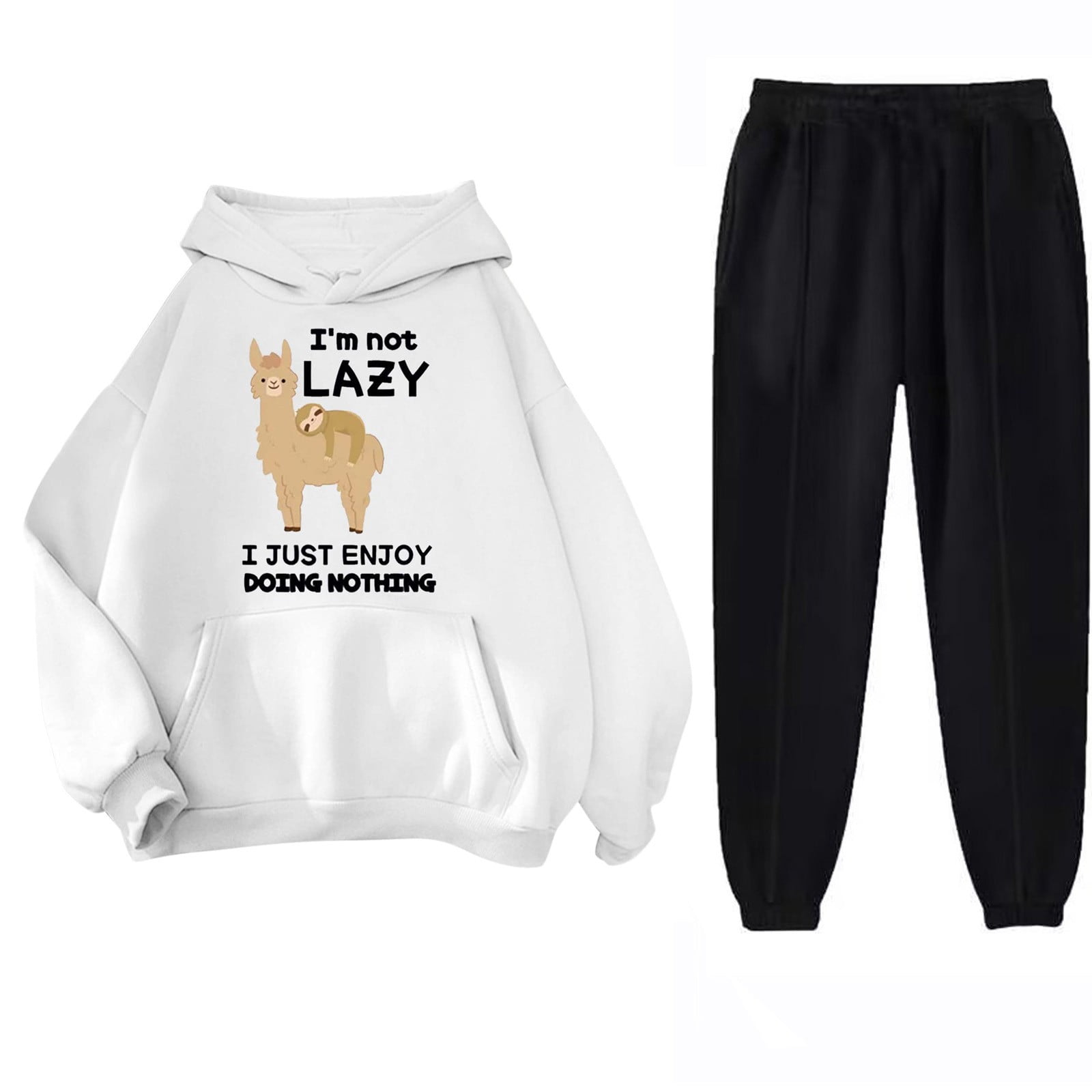 Fanxing Clearance Teen Girls 2 Piece Sets Cute Sweatshirts & Sweatpants