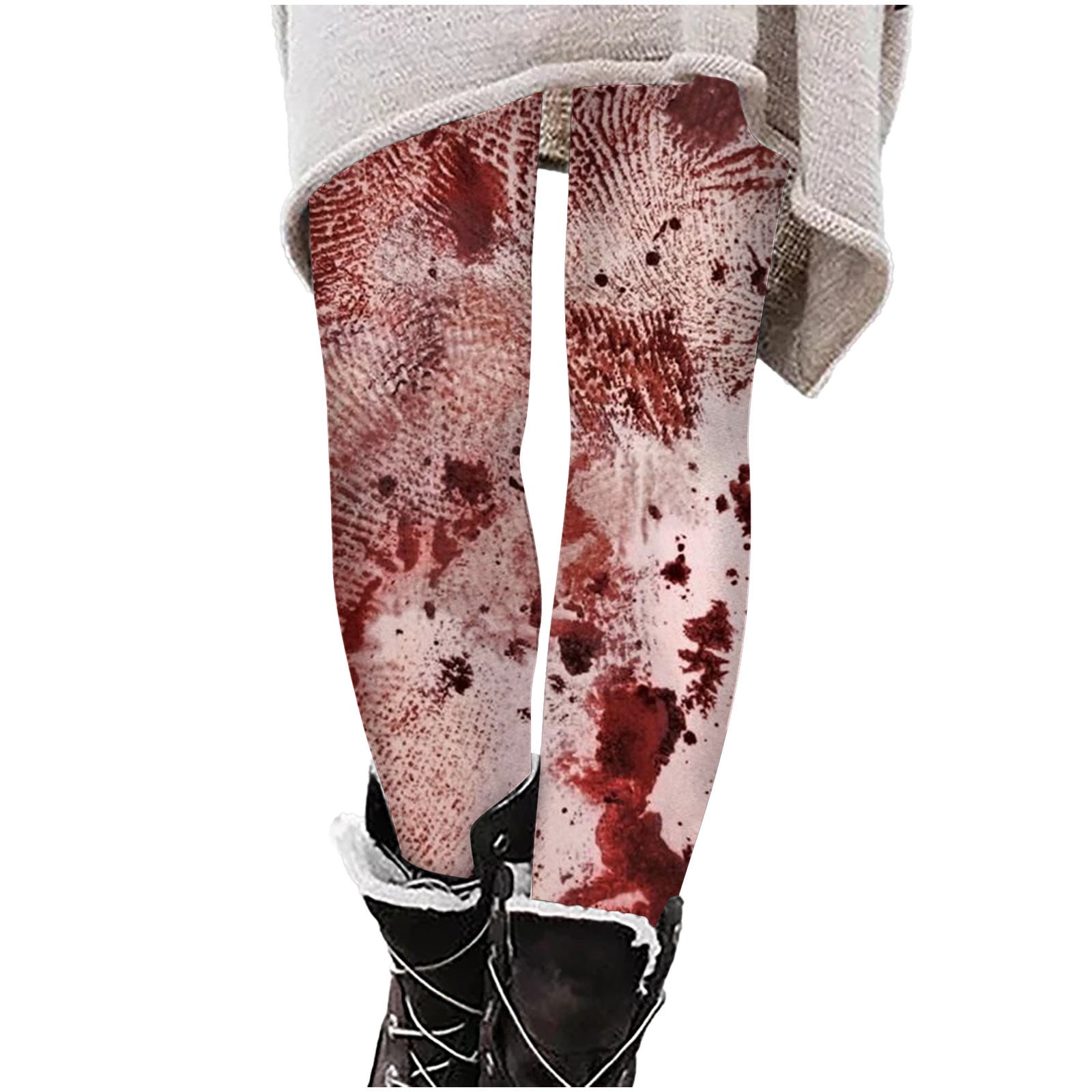 White Blood-Splattered Tights White Blood-Splattered Tights