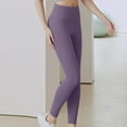 thumbnail image 1 of Fanxing Fall Leggings for Women 2025, Stretch Ladies Leggings Clearance Sale, Butt Lift Compression Yoga Pants Clearance Purple,S, 1 of 5