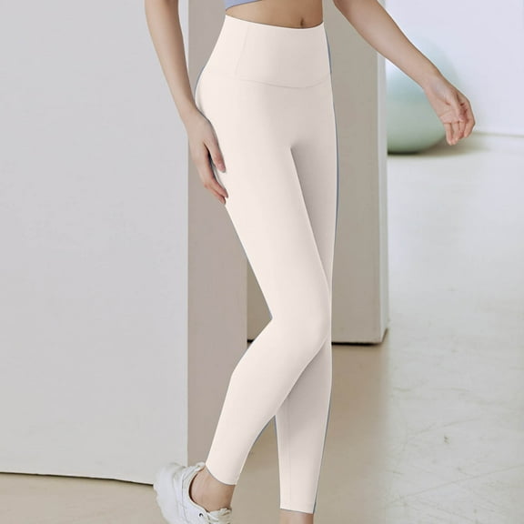 Fanxing Fall Leggings for Women 2025, Stretch Ladies Leggings , Butt Lift Compression Yoga Pants WMT Anniversary White,XXXL