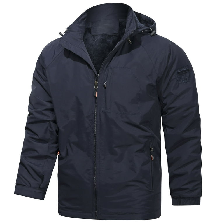 Fanxing Hooded Softshell Jacket for Mens Lightweight Windbreaker