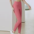 thumbnail image 1 of Fanxing Ladies Leggings Leggings for Women Compression Scrunch Butt Lift Leggings for Women Elastic Waist Ladies Leggings Watermelon Red,L, 1 of 5