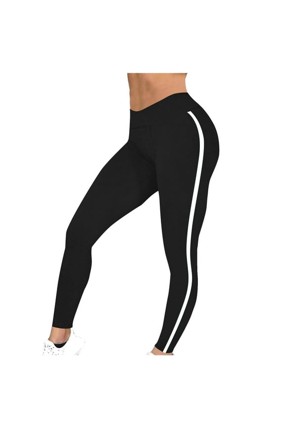 Leggings for Women High Waisted Athletic Workout Compression Leggings Tummy Control Yoga Pants Women Black L