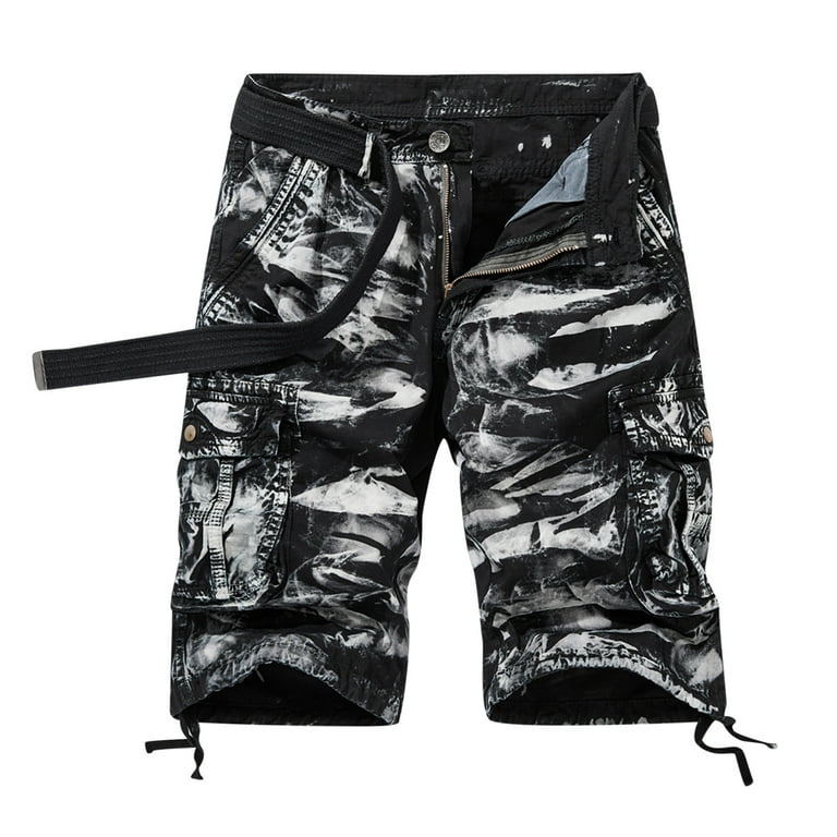 Fanxing Cargo Shorts for Men Military Shorts Pants Casual Summer