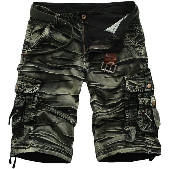 Fanxing Mens Cargo Shorts Cotton Loose Fit Camouflage Camo Cargo Short Men's Cargo Camo Short Outdoor Work Casual Shorts No Belt Men Short Sleeve Shirts Casual Camouflage,S