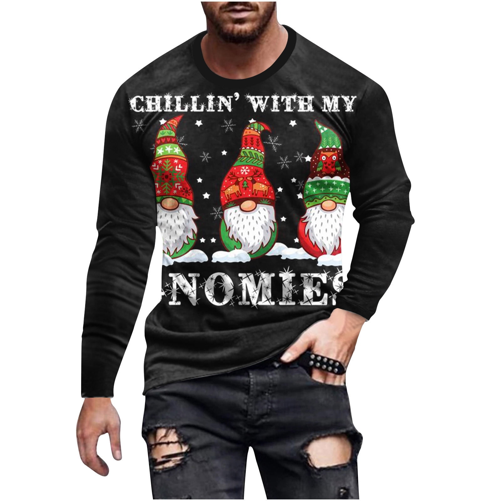 Fanxing Mens Novelty Christmas Gifts TShirts for Men's Short Sleeve