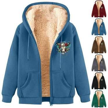Fanxing Mens Sherpa Coat with Hood 2025 Winter Zip Up Jacket Fuzzy Fleece Jackets Outerwear Black,XXXL