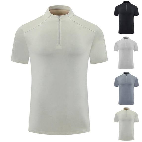 Fanxing Mens T Shirt Short Sleeve Big and Tall Men Basic Tee Tops Classic Muscle Workout Gym Shirts Black,M