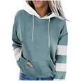 thumbnail image 1 of Fanxing Oversized Sweatshirts for Teen Girl Trendy Colorblock Fleece Hoodies Juniors Drop Shoulder Long Sleeve Pullover Hoody Tops 2025 Clearance Army Green,XXXL, 1 of 6
