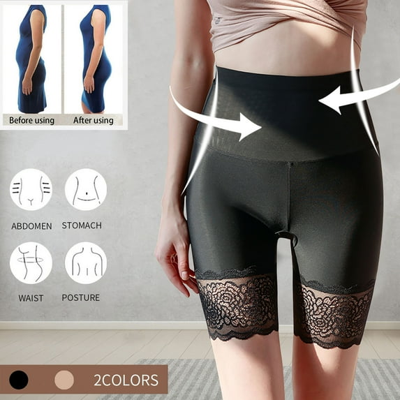 Fanxing Panties Clearance Shapewear Panties for Women Tummy Control underwear High Waist Body Shaper Panties Girdle Waist Trainer walmart days of deals Black,XXL