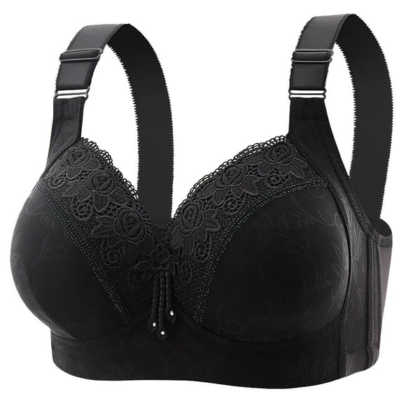 Fanxing Push-Up Lace Bra Womens Comfy Bra Plus Size Sports Bra Posture Correction Bra 38AB:XX-Large