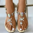 thumbnail image 1 of Fanxing Shoes 15 Under Women Sandals Rhinestone Gladiator Sandals Dressy 2025 Casual Summer Glitter Platform Sandal Shoes Khaki 7.5, 1 of 5