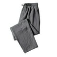 thumbnail image 1 of Fanxing Stretch Tapered Pants for Men Big and Tall Quick Drying Athletic Pants Slim Fit Workout Gym Track Pants Summer Lightweight Joggers Pants Dark Gray,XXL, 1 of 3
