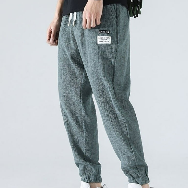 Fanxing Stretch Tapered Pants for Men Big and Tall Quick Drying