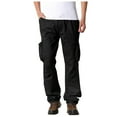 thumbnail image 1 of Fanxing Summer Clearance Cargo Pants for Men Long Pants 2023 Slim Fit Tapered Jean Pants Classic Fit Work Cargo Pants Trousers, 1 of 4