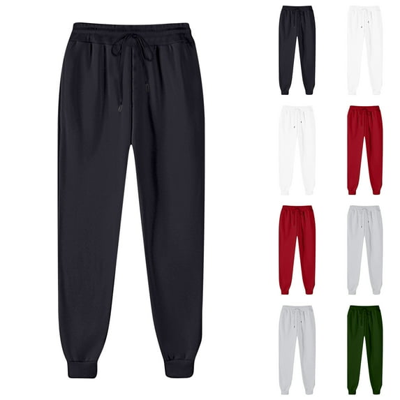 Fanxing Teen Girls Workout Pants Y2k Trendy Fleece Sweatpants Drawstring Joggers with Pocket Fall Casual High Waist Jogging Bottoms Track Orders My Order Gray,L