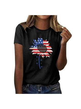 Coronadosurfdesigns 4th of July Womens Short Sleeve T-Shirt - 2XL