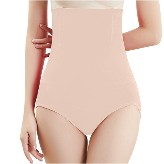Fanxing Women's High-Waist Seamless Body Shaper Briefs Firm Tummy Control Slimming Shapewear Panties Girdle Underwear Prime Deals 2024 Summer Savings