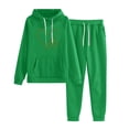 thumbnail image 1 of Fanxing Women's Two Piece Oversized St Patrick Sweatsuits Outfits Long Sleeve Pullover Tops & Pants Tracksuit Lounge Sets, 1 of 8