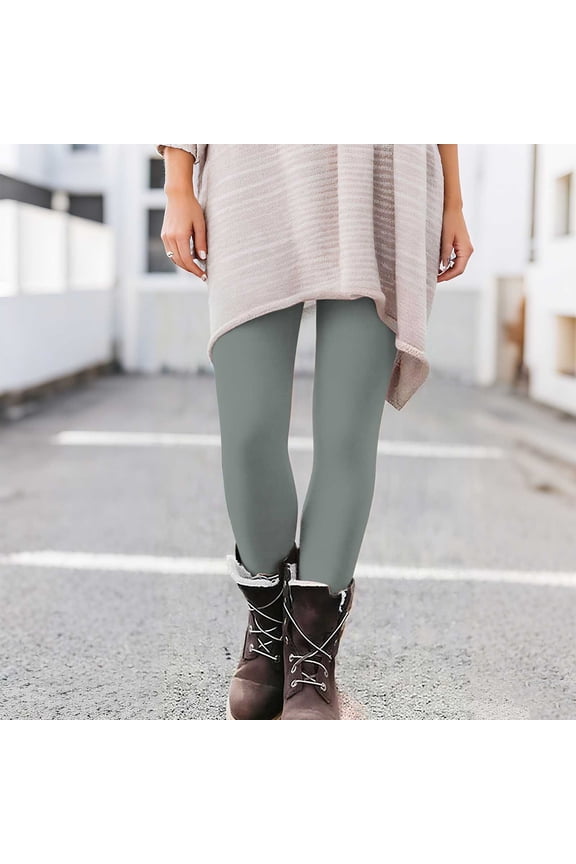 Women's Workout Leggings Hight Waisted Stretchy Bottom Activewear Tummy Control Running Yoga Pants Silver 2XL