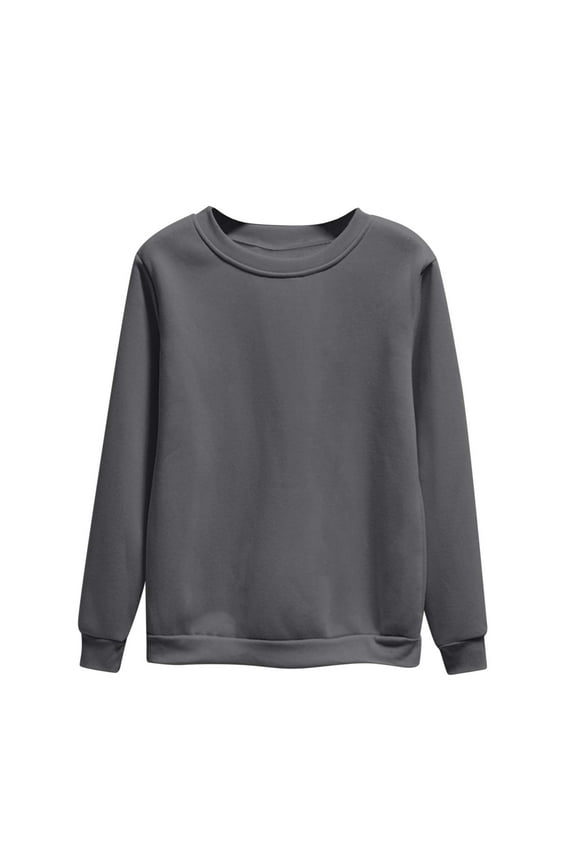 Womens Crewneck Sweatshirts Drop Shoulder Fleece Pullovers 2025 Fall Long Sleeve Tops Oversized Workout Athletic Sweatshirts