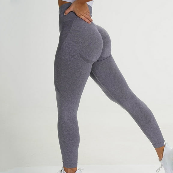 Fanxing Womens Leggings Yoga Pants Tights Navy,L