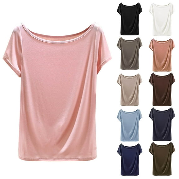 Fanxing Womens Tshirt Nightgown V Neck Sleepshirts Comfy Casual Nightshirt for Women Coffee,L