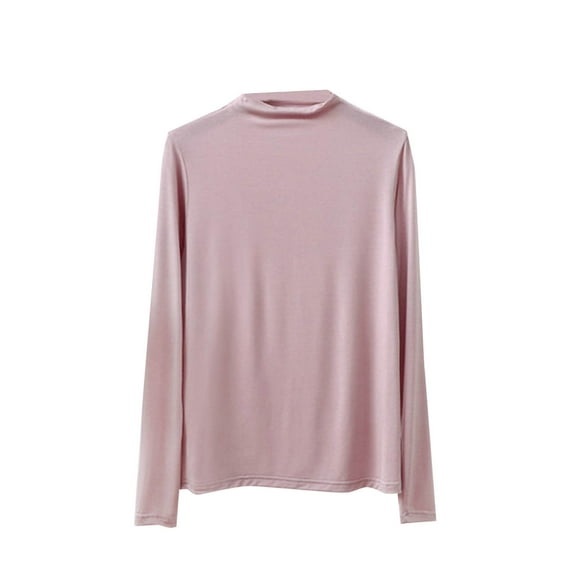 Fanxing Womens Ultra Light Fall Tops Long Sleeve Shirts 2025 Fall Stretch Tees Winter Lightweight Fitted Undershirt