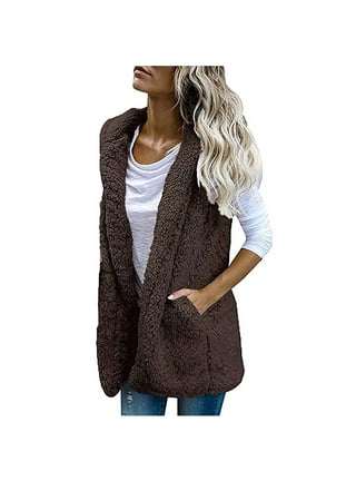 Womens Petite Fleece Vest