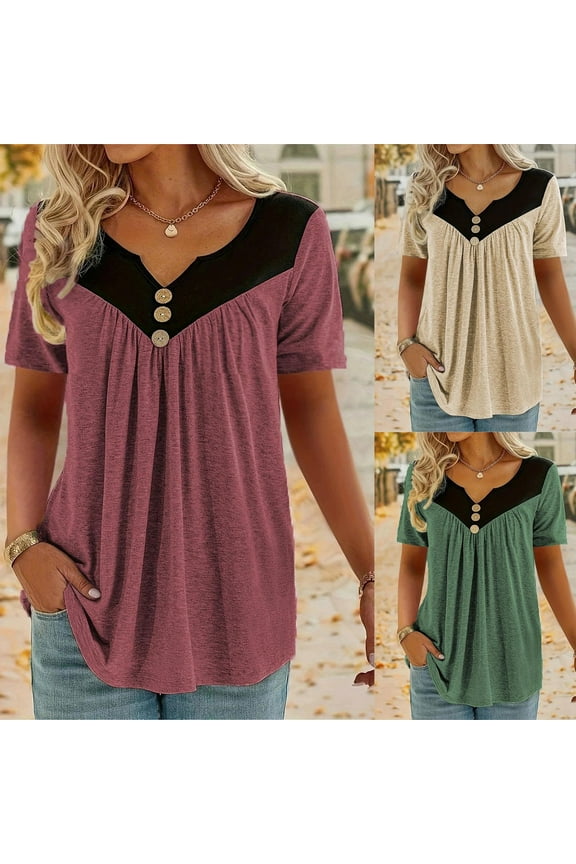 Work Shirts to Hide Belly Women Wine Lace Trim Tops Loose Fitting Tunic Tops to Wear with Leggings S-5XL