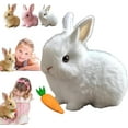 thumbnail image 1 of Fanyil Bunny Pal, Petsboro™ Bunnypal, Family/Libiyi/Pets Boro/Yifare/Bunby - My Realistic Bunny Toy, Stuffed Interactive Robot Rabbit Toys That Moves, Jumping, Twitching, and Shaking Ears (White), 1 of 8