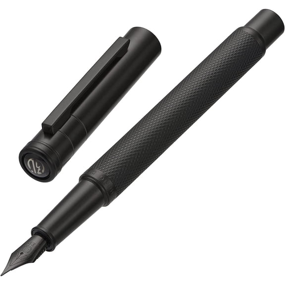 Fanzey Black Forest Fountain Pen, 0.38 mm, Black Ink