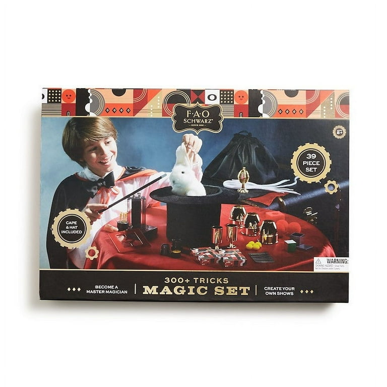 Fao Schwarz 300 Tricks Kid's Magic Toy Set 39 Pice New with Box