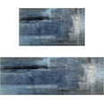 thumbnail image 1 of Faptoena Blue and Grey Kitchen Rugs and Mats Sets of 2,Abstract Art Kitchen Decoration Non-Slip Absorbent Mats for Sink Waterproof Runner Rug for Laundry Room,17x30+17x47inch, 1 of 7