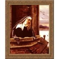 thumbnail image 1 of Far Away Thoughts 20x23 Gold Ornate Wood Framed Canvas Art by Blaas, Eugene de, 1 of 2