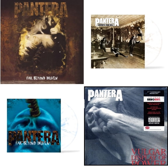 Far Beyond Driven & Cowboys From Hell (Marbled Brown LP Vinyl) (I) & Far Beyond Driven (Marbled Yellow LP Vinyl) (I) & Vulgar Display Of Power