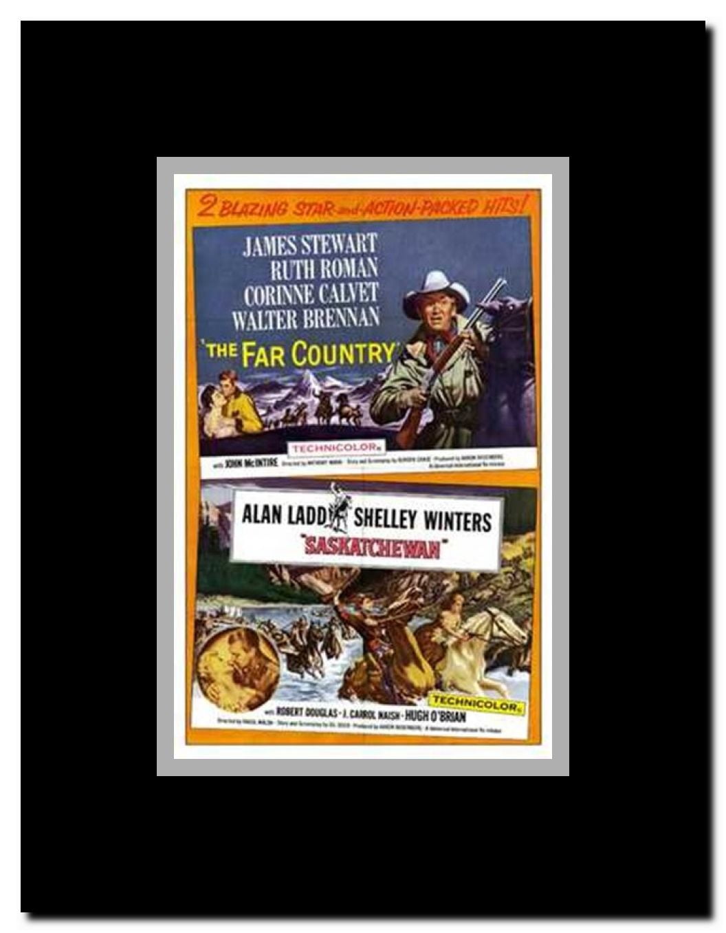 Far Country - Saskatchewan Framed Movie Poster