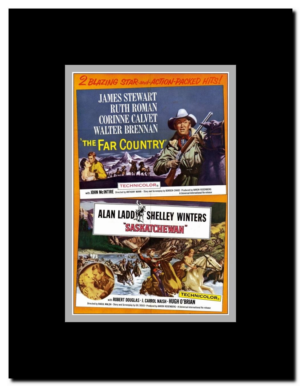 Far Country / Saskatchewan Framed Movie Poster